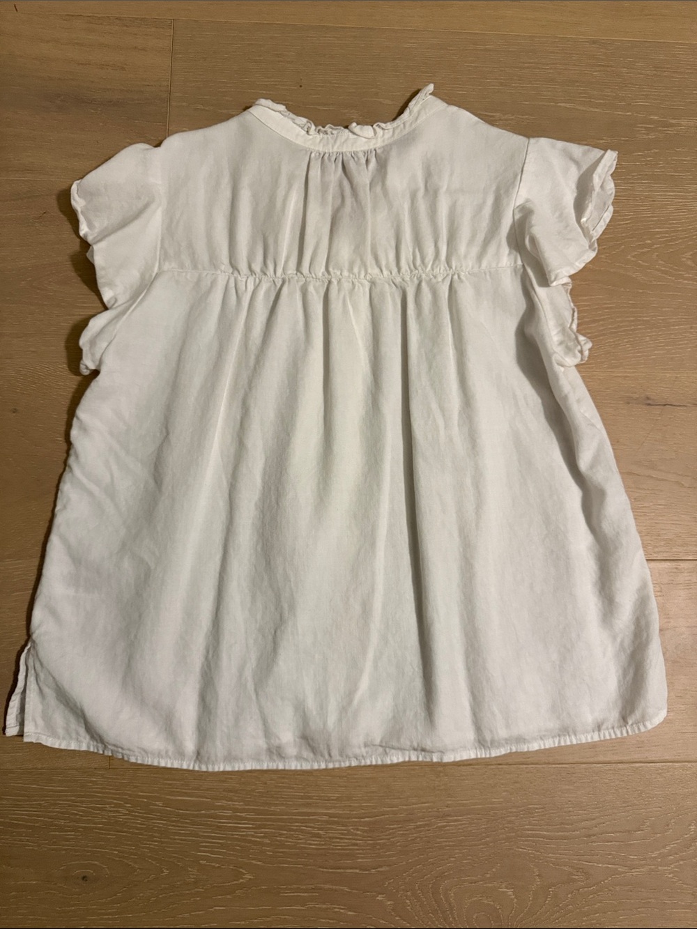 Rails White Ruffle Button-Front Blouse - Picture 5 of 5